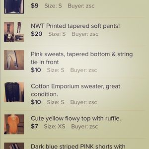 Trade bundle for @zsc